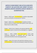 SARTECH II EXAM NEWEST 2025 ACTUAL EXAM WITH  COMPLETE 190 QUESTIONS AND CORRECT DETAILED  ANSWERS &lpar;VERIFIED ANSWERS&rpar; ALREADY GRADED A&plus; &vert;  GUARANTEED PASS 