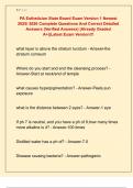 PA Esthetician State Board Exam Version 1 Newest  2025&sol; 2026 Complete Questions And Correct Detailed  Answers &lpar;Verified Answers&rpar; &vert;Already Graded  A&plus;&vert;&vert;Latest Exam Version&excl;&excl;&excl; 