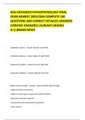 HESI ADVANCED PATHOPHYSIOLOGY FINAL  EXAM NEWEST 2025&sol;2026 COMPLETE 100  QUESTIONS AND CORRECT DETAILED ANSWERS  &lpar;VERIFIED ANSWERS&rpar; &vert;ALREADY GRADED  A&plus;&vert;&vert;BRAND NEW&excl;