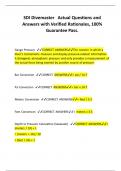 SDI Divemaster   Actual Questions and Answers with Verified Rationales&comma; 100&percnt; Guarantee Pass&period;
