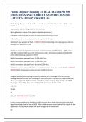 Florida Adjuster licensing ACTUAL TESTBANK 500 QUESTIONS AND CORRECT ANSWERS 2025-2026 LATEST ALREADY GRADED A&plus;