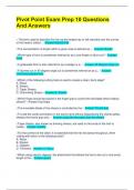Pivot Point Exam Prep 10 Questions And Answers