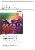 Test Bank for Robbins Basic Pathology 11th Edition by Vinay Kumar &comma; Abul K&period; Abbas&period; All Chapters 1- 24 Covered&comma; Latest 2025