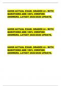 IAHSS ACTUAL EXAM&period; GRADED A&plus;&period; WITH  QUESTIONS AND 100&percnt; VERIFIED  ANSWERS&period; LATEST 2025&sol;2026 UPDATE&period;  IAHSS ACTUAL EXAM&period; GRADED A&plus;&period; WITH  QUESTIONS AND 100&percnt; VERIFIED  ANSWERS&period; LATEST 2025&sol;2026 UPDATE&period;  IAHSS ACTUAL EXAM&period; GRADED A&plus;&period; WITH  QUESTIONS AND 100&percnt; 