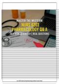 NURS 6203 ADVANCED PHARMACOLOGY  MIDTERM &ndash;  JULY 2024 EXAM PACK &lpar;A&plus;  VERIFIED&comma; 100&percnt; EXAM- ALIGNED Q&A&rpar;  