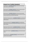 Oregon Law&colon; Facility Standards  Facility Standards 