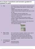 Gero Exam 3 questions and answers graded A&plus; updated to pass