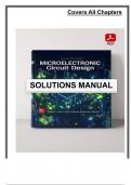 Student Solutions Manual &ndash; Microelectronic Circuit Design&comma; 6th Edition &lpar;Jaeger & Blalock&rpar; &vert; Complete Step-by-Step Answers
