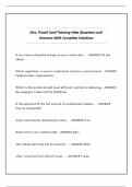 Gov&period; Travel Card Training Help Questions and Answers With Complete Solutions