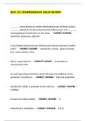 BIOS 255 &ndash; Comprehensive Exam Review &lpar;Chamberlain University&comma; 2023&rpar; &ndash; Study guide with practice questions and answers