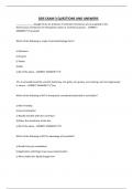 DDS EXAM 3 QUESTIONS AND ANSWERS