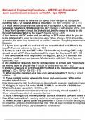 Mechanical Engineering Questions &ndash; NEEP Exam Preparation exam questions and answers verified A&plus; tips NEW&excl;&excl;&excl;&period;pdf