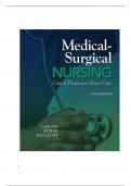 "Medical-Surgical Nursing&colon; Critical Thinking in Patient Care &ndash; Comprehensive Test Bank & Study Guide &lpar;5th Edition&rpar;
