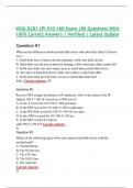 WGU D281 LPI 010-160 Exam &vert;80 Questions With 100&percnt; Correct Answers &vert; Verified &vert; Latest Update