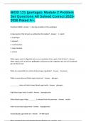 BIOD 121 &lpar;portage&rpar;&colon; Module 2 Problem Set Questions All Solved Correct 2025-2026 Rated A&plus;&period;