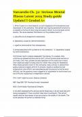 Varcarolis Ch&period; 32- Serious Mental Illness Latest 2025 Study guide Update&excl;&excl;&excl; Graded A&plus;&period;pdf
