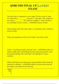 QMB 3302 FINAL UF EXAM QUESTIONS AND ANSWERS 2025