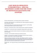 SAFE BOILER OPERATION FUNDAMENTALS&mdash;SPECIAL ENGINEER'S GUIDE FOR THE STATE OF MINNESOTA QUESTIONS AND ANSWERS