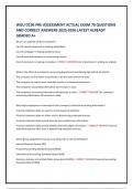 WGU D196 PRE-ASSESSMENT ACTUAL EXAM 70 QUESTIONS AND CORRECT ANSWERS 2025-2026 LATEST ALREADY GRADED A&plus;