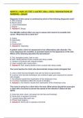 NUR155 &sol; NUR 155 TEST 3 &lpar;LATEST 2024 &sol; 2025&rpar;&colon; FOUNDATIONS OF NURSING &ndash; GALEN