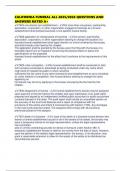 CALIFORNIA FUNERAL ALL 2025&sol;2026 QUESTIONS AND ANSWERS RATED A&plus;