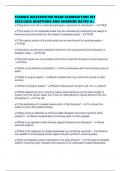 FLORIDA WASTEWATER MAIN EXAMINATION SET 2025&sol;2026 QUESTIONS AND ANSWERS RATED A&plus;