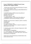 Exam 4&comma; FNDH 400 Dr&period; Lindshield&comma; Practice Exams Questions With Complete Solutions