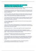 PROSERVE EXAM EVALUATION TEST 2025&sol;2026 QUESTIONS AND ANSWERS RATED A&plus;
