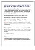 HESI V2 health assessment EXAM COMPREHENSIVE QUESTIONS WITH MULTIPLE CHOICES &vert;VERIFIED & REVISED ANSWERS &lpar;NEW&rpar; 2025