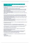 PROSERVE STUDY GUIDE 2025&sol;2026 QUESTIONS AND ANSWERS RATED A&plus;