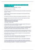 PROSERVE TEST PAPER 2025&sol;2026 QUESTIONS AND ANSWERS RATED A&plus;