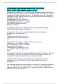 NURS 5462 COMPREHENSIVE EXAM 2025&sol;2026 QUESTIONS AND ANSWERS RATED A&plus;