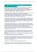 NURS 5462 EVALUATION EXAM 2025&sol;2026 QUESTIONS AND ANSWERS RATED A&plus;