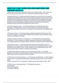 NURS 5462 FINAL PAPER 2025&sol;2026 QUESTIONS AND ANSWERS RATED A&plus;