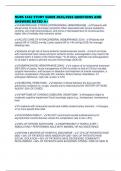 NURS 5462 STUDY GUIDE 2025&sol;2026 QUESTIONS AND ANSWERS RATED A&plus;