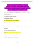 NU371 Week 2 HESI Case Study&colon; Delegation of Nursing Management Questions and Answers &vert; Latest Version  &vert; 2025&sol;2026 &vert; Correct & Verified
