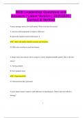 HESI Leadership Questions and Answers &vert; Latest Version &vert; 2025&sol;2026 &vert;  Correct & Verified
