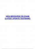 TEST BANK FOR HESI RN MEDSURGE&period; LATEST UPDATED VERSION