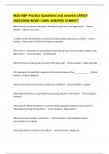 HESI A&P Practice Questions and answers LATEST 2025&sol;2026 NEW&excl;&excl; 100&percnt; VERIFIED CORRECT 
