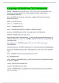 Language of Medicine Ch 16 Answered