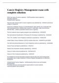 Cancer Registry Management