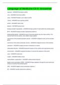 Language of Medicine Ch 9 -Answered