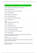 Language of Medicine Exams Package Deal -Solved
