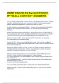 CCNP ENCOR EXAM QUESTIONS WITH ALL CORRECT ANSWERS 