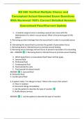 NS 660 Verified Multiple Choice and  Conceptual Actual Emended Exam Questions  With Reviewed 100&percnt; Correct Detailed Answers  Guaranteed Pass&excl;&excl;Current Update