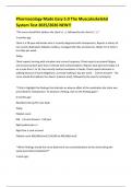 Pharmacology Made Easy 5&period;0 The Musculoskeletal System Test 2025&sol;2026 NEW&excl;&excl; 
