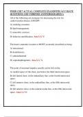 PMED CH17 ACTUAL COMPLETE EXAM&vert;WITH ACCURATE  QUESTIONS AND VERIFIED ANSWERS&vert;GRADED A 