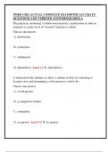 PMED CH13 ACTUAL COMPLETE EXAM&vert;WITH ACCURATE  QUESTIONS AND VERIFIED ANSWERS&vert;GRADED A