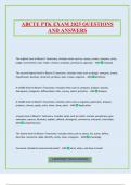 ABCTE PTK EXAM 2025 QUESTIONS AND ANSWERS