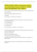 PHARM 180 QUIZ 6 &lpar;2025&rpar; comprehensive questions and verified detailed solutions ALREADY A&plus; GRADED HIGHLY RECOMMENDED&vert;100&percnt; CORRECT&excl;&excl;